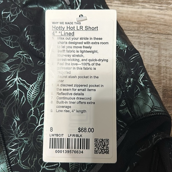 NWT Lululemon Hott Hot 4” shorts - Picture 3 of 4